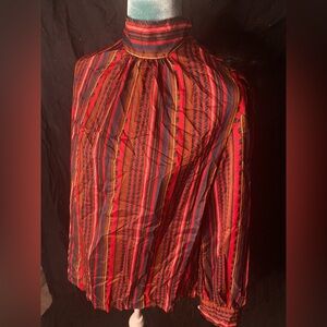 Rhodes: vintage blouse with neck tie